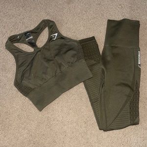 Gymshark Olive color set